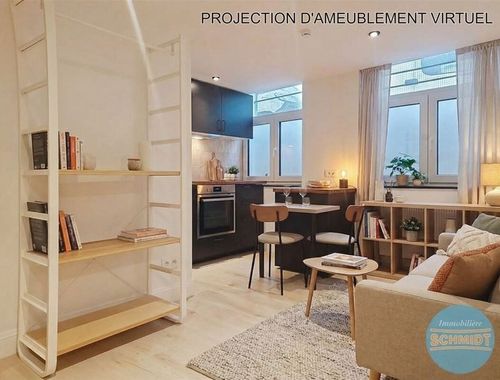                                         Studio avec coin lit à louer à Ixelles, € 625
