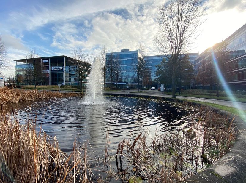 Uniek gelegen kantoorruimte van 2.047 m² met uitstekende visibiliteit te huur, deel uitmakend van het knappe kantorencomplex "Bourget".<br />
<br />
D
