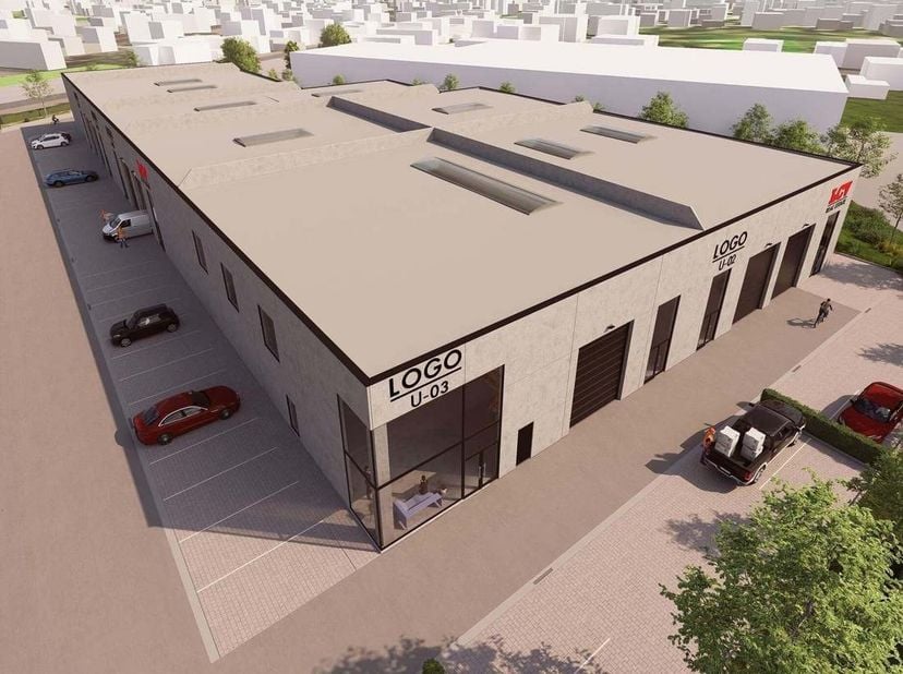 Deze kwalitatieve KMO-unit maakt deel uit van het nieuwe Bedrijvenpark Rollare – Blok A, gelegen aan de Diksmuidsesteenweg 384 te Roeselare. De site b