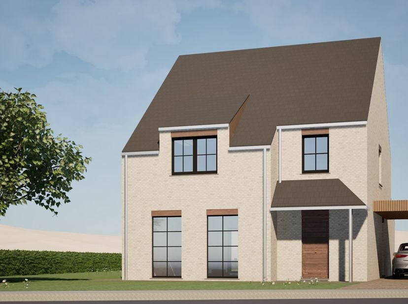Deze nieuwbouwwoning in Ichtegem wordt gerealiseerd op ruim perceel van 959 m² en geniet van een prachtig landelijk vergezicht. De rustige, groene omg