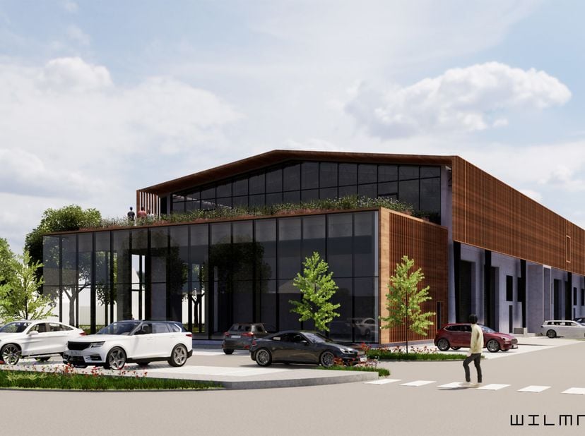 Cet ambitieux complexe d'entreprises se présente comme le futur pôle de référence du secteur de la construction en Flandre ; <br />
un environnement d