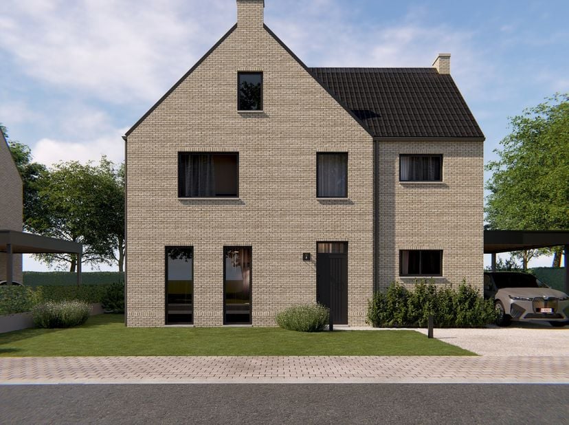 Deze vrijstaande nieuwbouwwoning is gelegen op een perceel van 6are op een rustige locatie nabij het kanaal de Zuid-Willemsvaart. De woning beschikt o
