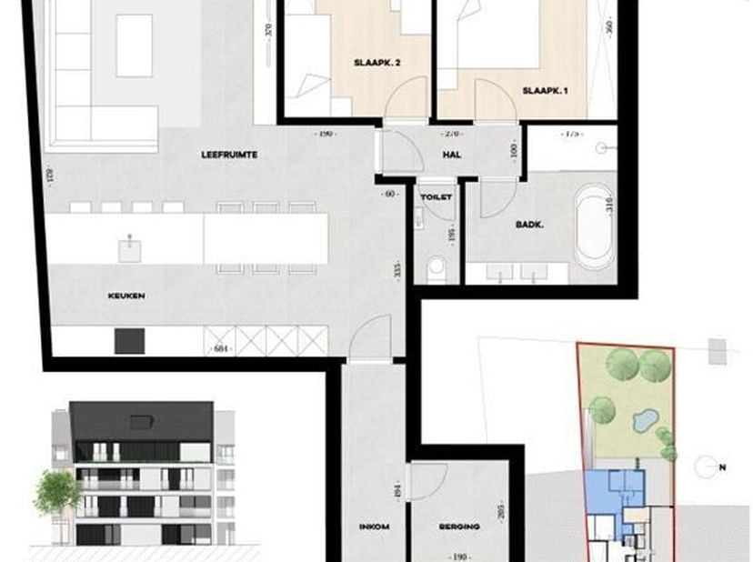 Dit is het laatste nog beschikbare appartement in de stijlvolle, kleinschalige residentie "Refa" in Genk.<br />
Residentie "REFA" is een verwijzing na
