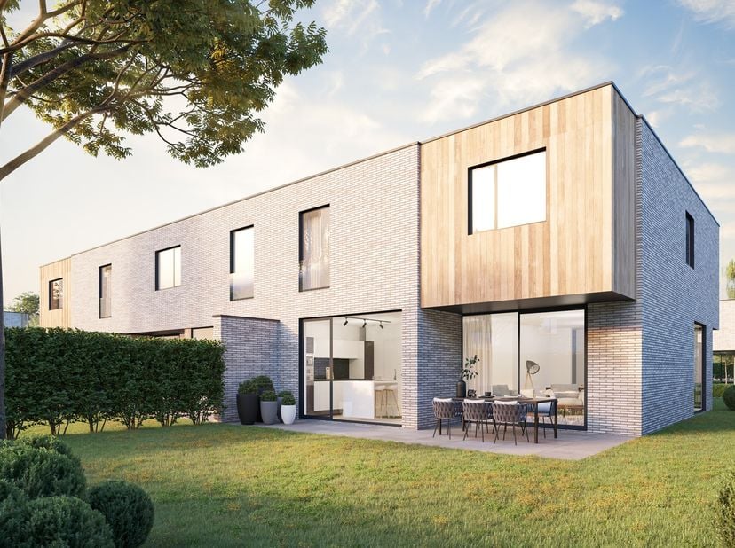 Deze nieuw te bouwen woning in moderne stijl maakt deel uit van&amp;nbsp;woonverkaveling Mirrepadde, een verkaveling die jong en oud kan bekoren.<br />
Om