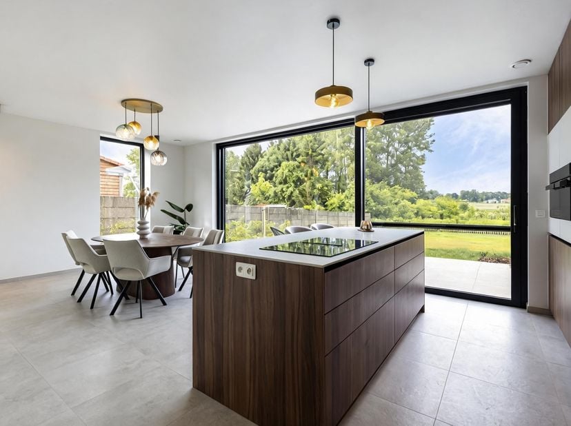 Wegens werkzaamheden, is deze woonst bereikbaar via Boutersem Malendries of via Lubbeek, helemaal omrijden via het boswegje.<br />
Nieuwbouw woning in