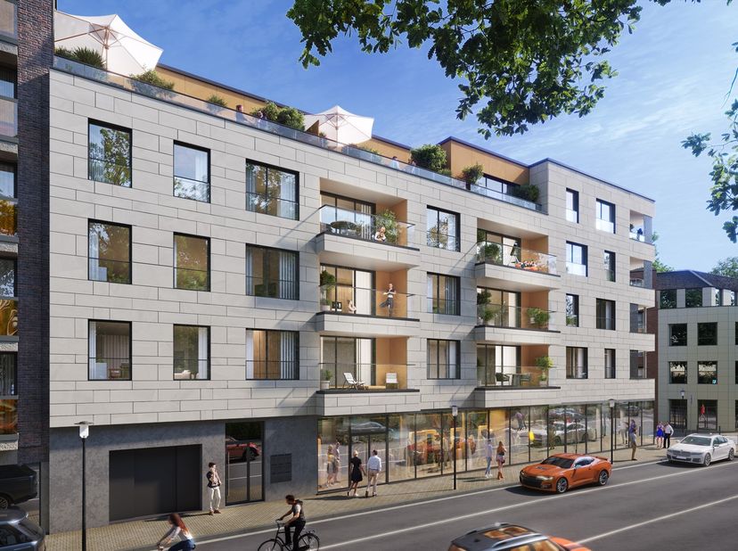 Welkom in deze charmante studio gelegen op de vierde verdieping van een elegant gebouw aan de Chaussée de Waterloo in Ukkel. Deze sfeervolle ruimte no