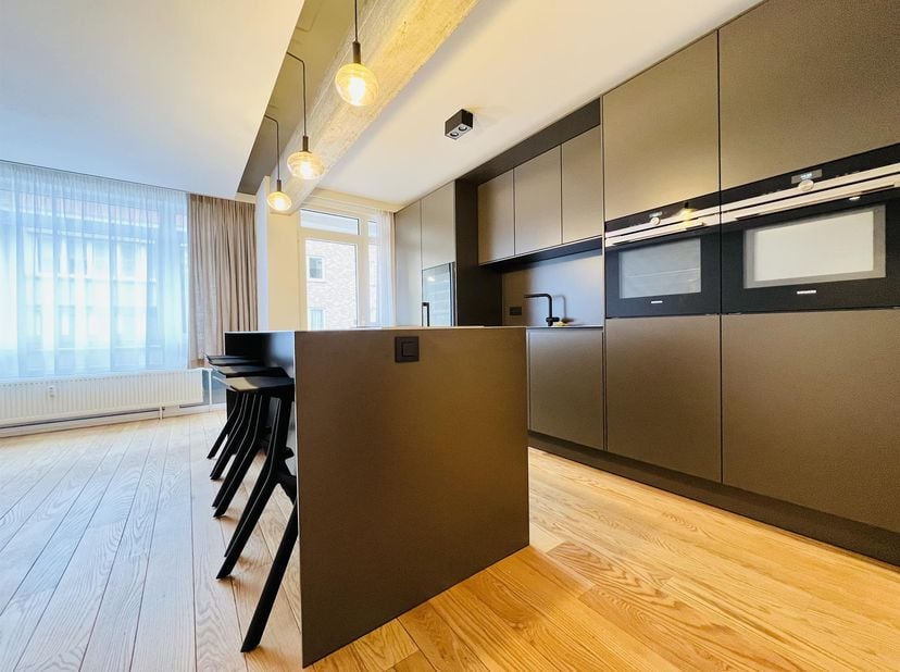 WOLUWE-SAINT-LAMBERT, ideaal gelegen tussen Tomberg en het Woluwe Shopping Center, in een aangename wijk: prachtig, volledig gerenoveerd APPARTEMENT (