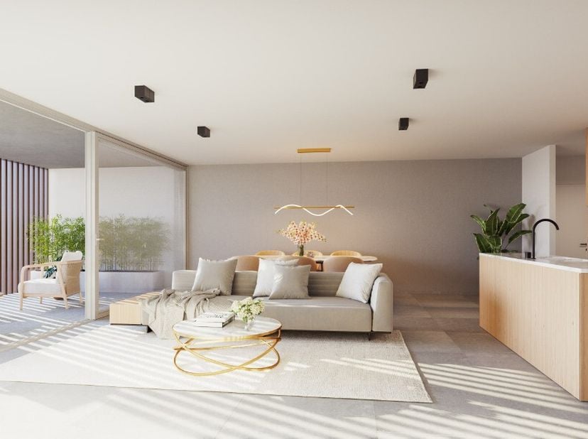 Royale is een stijlvol nieuwbouwproject op de Grote Markt van Sint-Niklaas, met lichtrijke appartementen, ruime zuidgerichte terrassen en een tijdloze