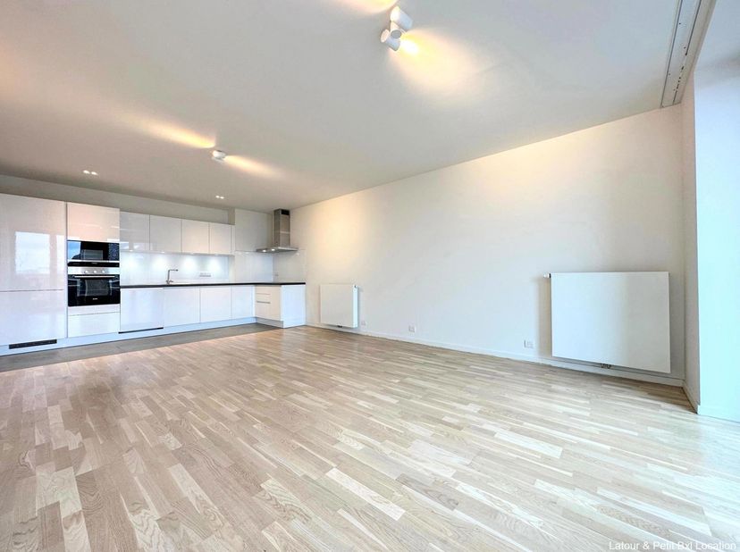 SINT-GILLIS grens met ELSENE, vlak bij het Kasteleinsplein en zijn talrijke voorzieningen, licht APPARTEMENT (2 slaapkamers/1 badkamer) met een opperv