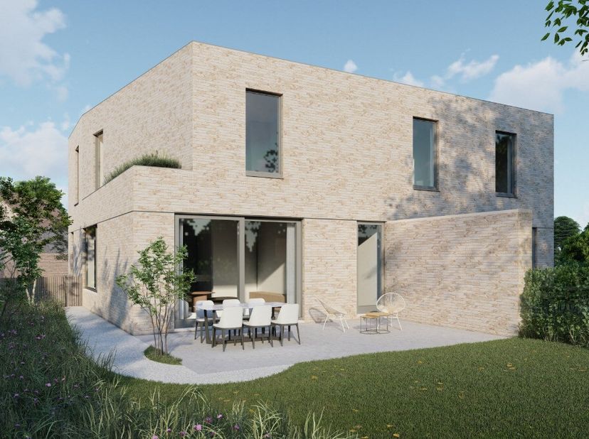 Vier nieuwe woningen worden gebouwd in het rustige Kastel, tussen twee veren over de Schelde, op wandelafstand van de dijken en het natuurgebied Schel