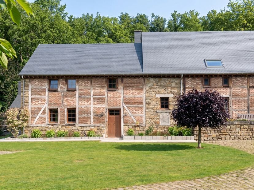 In Somme-Leuze, in een gegeerde natuurlijke omgeving nabij Durbuy en de Golf van Méan, exploiteert dit vastgoedcomplex een toeristische verblijfsactiv