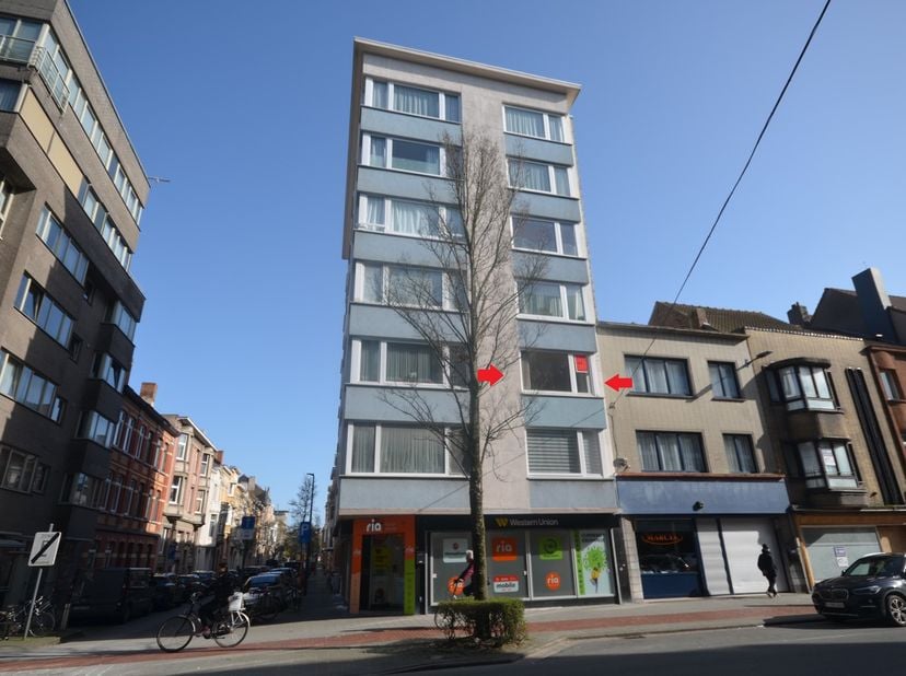 Lichtrijk één slaapkamer appartement op wandelafstand van winkels, openbaar vervoer en Petit Paris.&amp;nbsp; Het appartement ligt op de 2 de V en bevat e