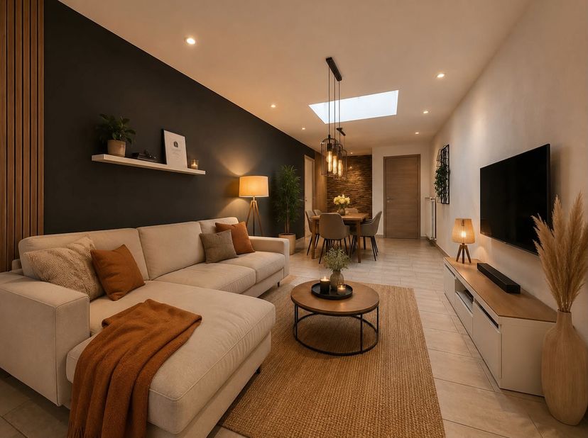 Le Bureau Savini vous présente cette agréable maison unifamiliale située à Marcinelle. En très bon état général, cette habitation chaleureuse et lumin