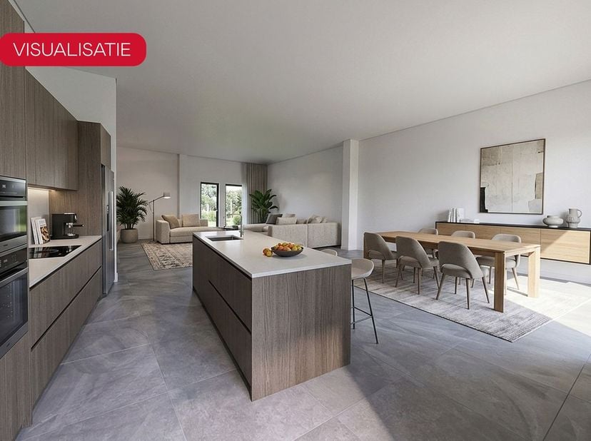 Deze bijzondere loftwoning bevindt zich op een nieuwe bedrijfssite en geniet van een mooi open uitzicht over de velden. De woning is discreet gelegen
