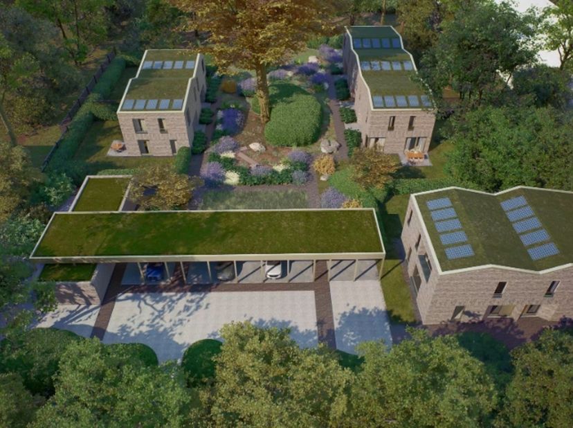 Woonerf Caerts Park is een uniek concept in Brasschaat waarbij 7 nieuwbouwwoningen worden ingepland in een parkomgeving,&amp;nbsp;gelegen op de Lage Kaart
