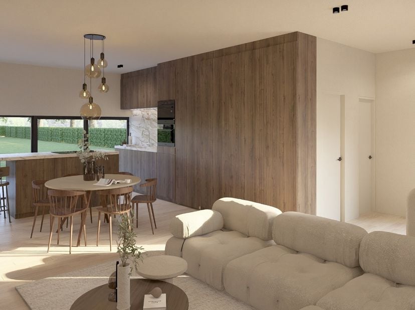 Vrijstaande nieuwbouwwoning onder 2% registratierecht<br />
<br />
Deze vrijstaande nieuwbouwwoning is gelegen op een zuidoostelijk georiënteerd perce