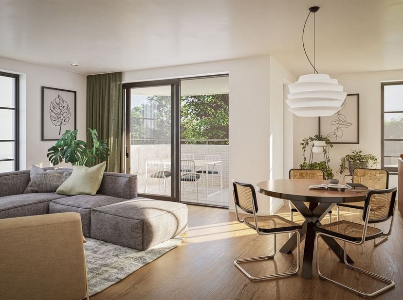 Ontdek dit nieuw woonproject op een strategische locatie op de grens van stad en rand, waar hedendaagse architectuur, groen en wooncomfort samenkomen.