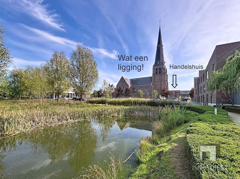 Dit handelshuis in Tessenderlo-Ham biedt een uitzonderlijke combinatie van commerciële ruimte en potentieel voor wonen, met een uitstekende ligging re