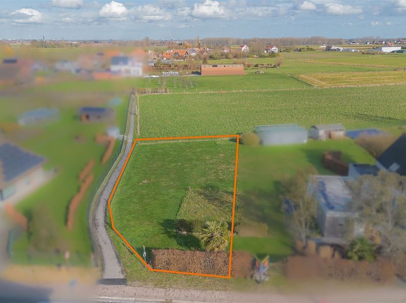 Bouwgrond voor open bebouwing met landelijk uitzicht!