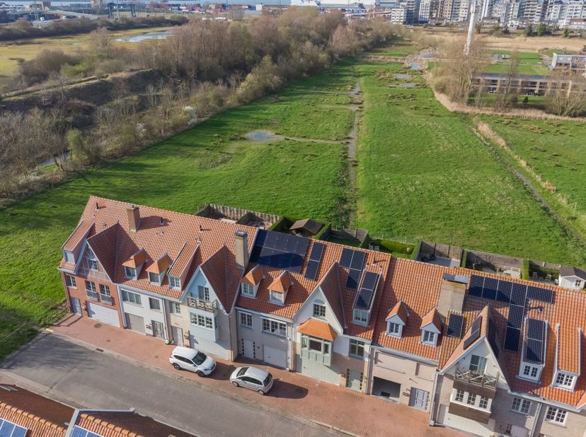 Deze aangename gezinswoning is gelegen in een rustige, doodlopende straat aan de ingang van een prachtig en rustig stukje natuurgebied in Heist. Een b