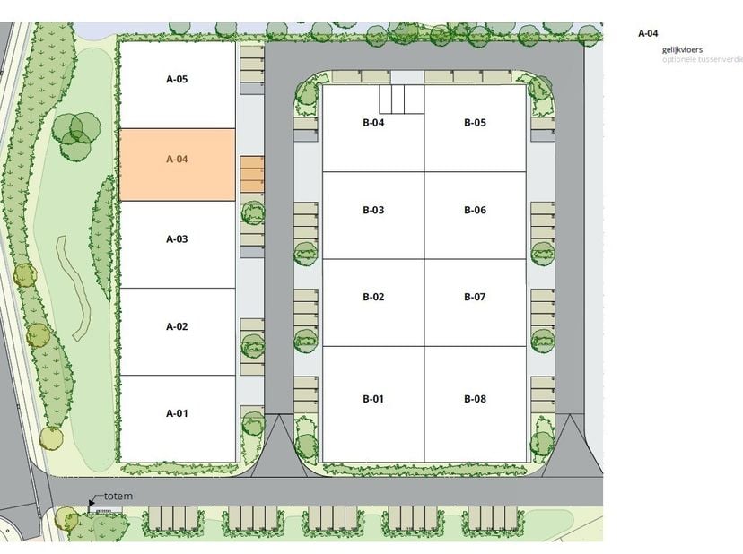 Nieuwbouw CASCO KMO Unit ca. 360m².<br />
De Units met zicht op het kanaal zijn tevens voorzien van een kantoorvloer en grote raampartijen.  Ook in de