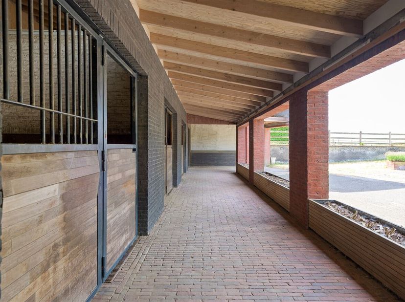 Unieke paardeneigendom met karaktervolle woning, afzonderlijk appartement in afwerkingsfase en uitgebreide paardenfaciliteiten in het landelijke Herde