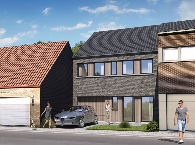 Ontdek deze moderne gezinswoning in de Hillestraat te Ruddervoorde, waar hedendaags wooncomfort, een groene omgeving en een vlotte bereikbaarheid perf