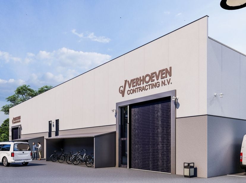 Nieuw bedrijvenpark met 24 CASCO+ units op een boogscheut van TONGEREN<br />
(fase 1: 14 units)<br />
De units variëren van 195 tot 600 m² en zijn inc
