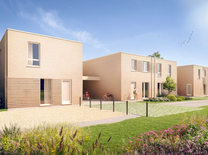 LIGGING en OMGEVING<br />
Dit woonproject BegijnHof is gelegen in Astene, een pittoresk dorp.<br />
Deze nieuw aangelegde woonwijk is gelegen in een d