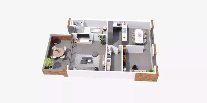 Appartement te koop in Provinciesteenweg 46 bus B204, 3150 Wespelaar
