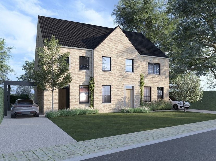 NOG SLECHTS 1 WONING BESCHIKBAAR!<br />
&amp;nbsp;<br />
VOORSTELLING PROJECT:<br />
Nieuwbouwproject bestaande uit twee energiezuinige halfopen woningen.