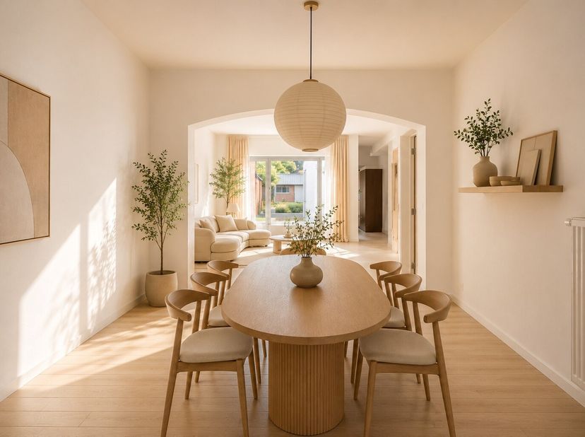 Bent u op zoek naar een woning waar werkelijk alles al voor u is gedaan? Deze verrassend ruime parel in het centrum van Izegem werd smaakvol en met oo