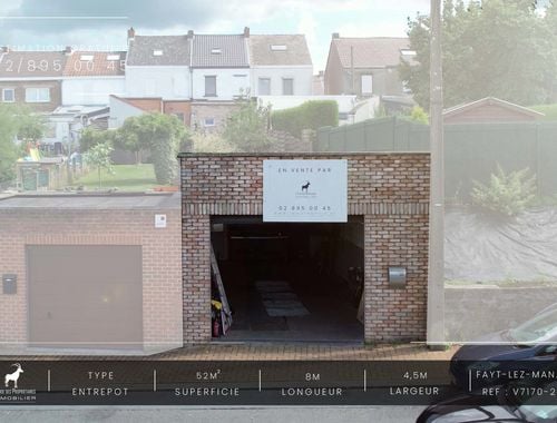                                         Opslagplaats te koop in Fayt-lez-Manage, € 79.000
