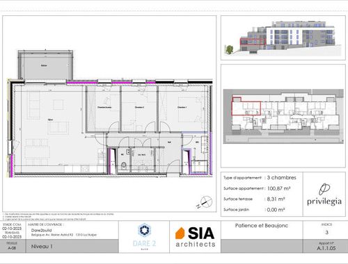                                         Appartement te koop in Glain, € 309.028
