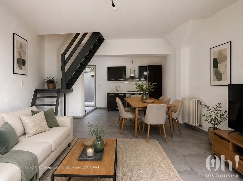 Oh my house vous présente cette très belle maison idéalement située à proximité immédiate des commerces, des commodités et des grands axes, cette mais