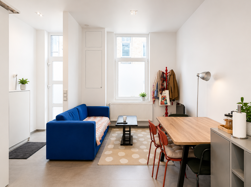 Volledig gerenoveerde woning met 3 slaapkamers en stadskoer op toplocatie in Gent<br />
Op een uitstekende locatie in de Goudensterstraat 38 in Gent b