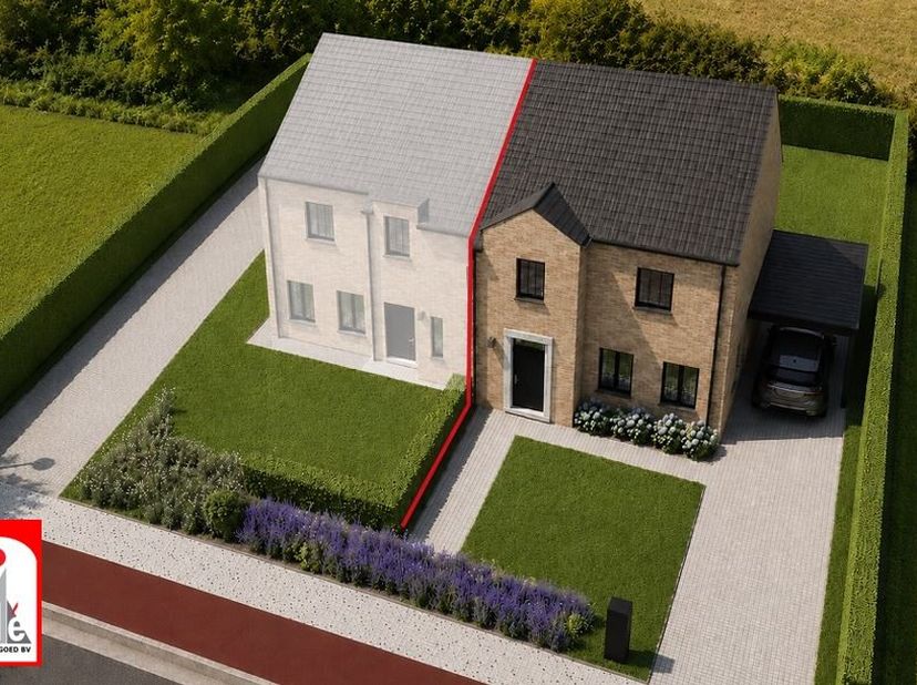 Adres : Weg naar As 57a– 3660 Opglabbeek<br />
<br />
Ligging :<br />
Deze nieuwbouwwoningen vinden we terug aan de Weg naar As, kort in het centrum v