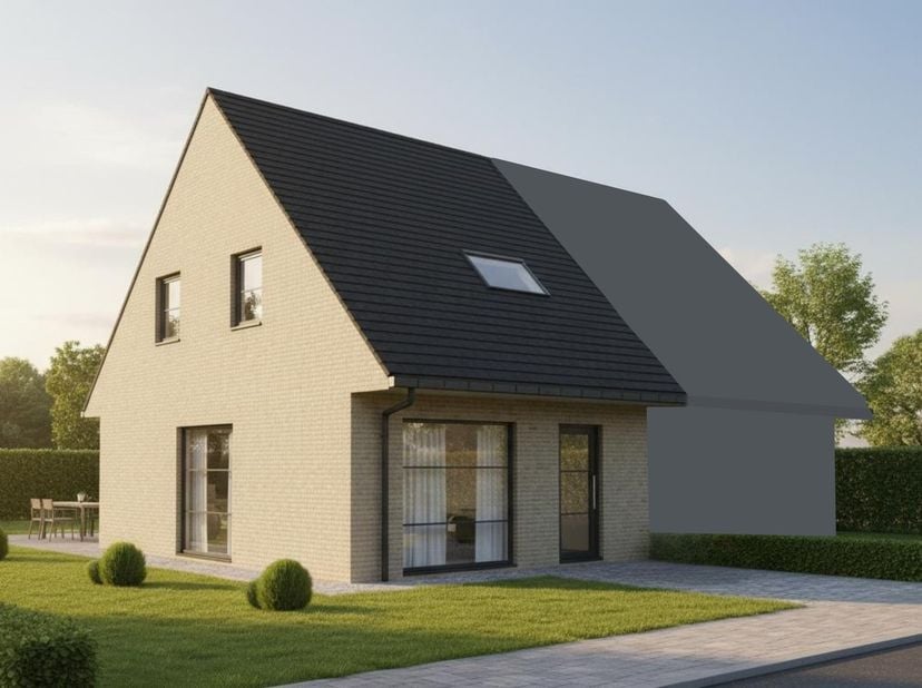 Nieuw te bouwen halfopen bebouwing te Berlare<br />
Voorbeeldwoning: Indeling volledig naar keuze.<br />
<br />
Onze woningen worden gebouwd met kwali