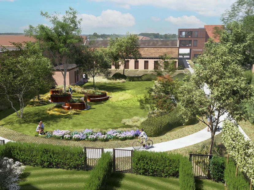 Residentie 't Stadshof combineert het beste van twee werelden: stijlvol wonen in het centrum van Lokeren én de rust van groen binnen handbereik. De 18