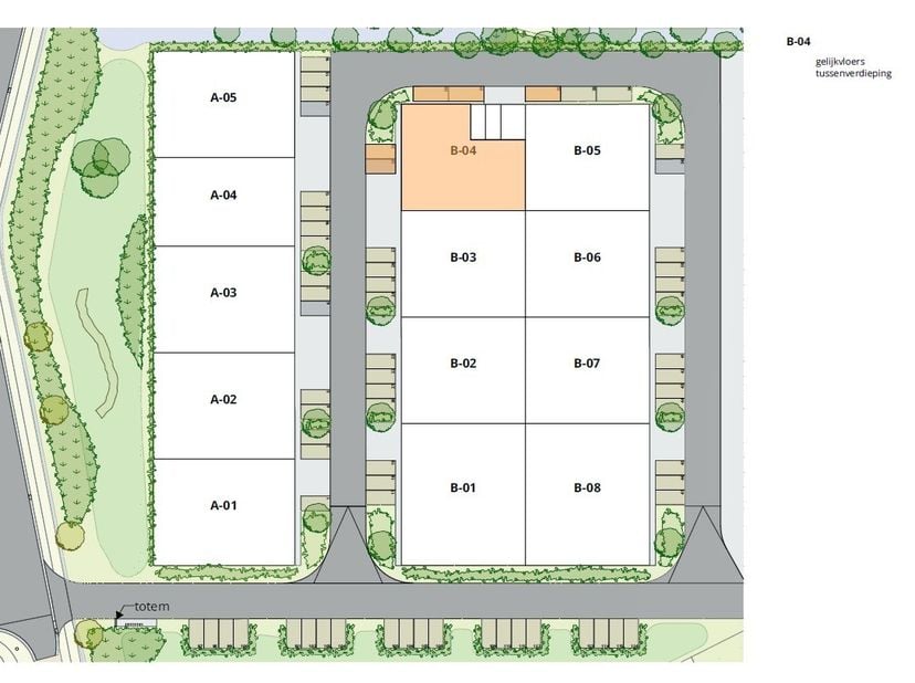 Nieuwbouw CASCO KMO Unit ca. 451m².<br />
De units met zicht op het kanaal zijn tevens voorzien van een kantoorvloer en grote raampartijen.  Ook in de