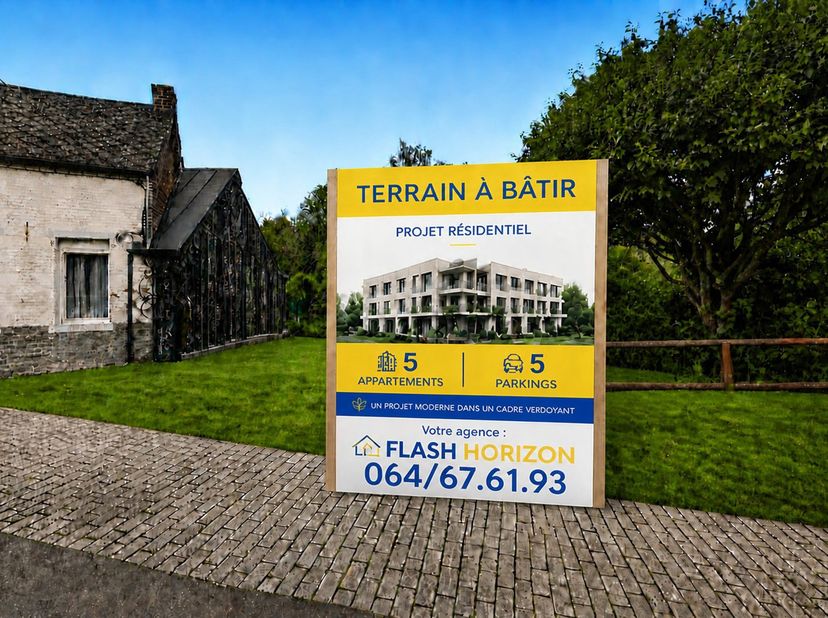 Terrain à vendre à Rue Achille Delattre 118,
                    7340 Pâturages