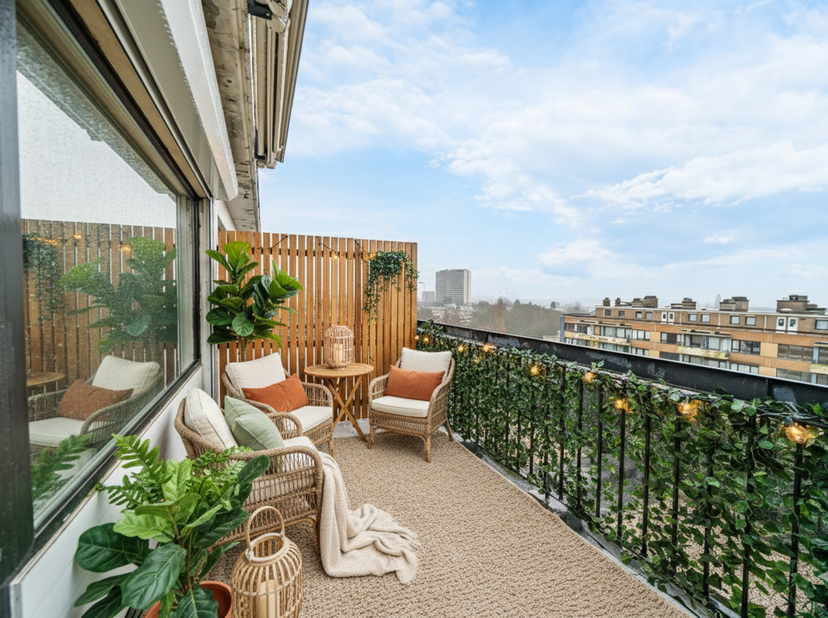 Info: bruxelles.ouest@weinvest.be of 02 315 77 22<br />
**Lichtrijke Studio Penthouse met terras en open uitzicht in Jette**<br />
Gelegen op de boven