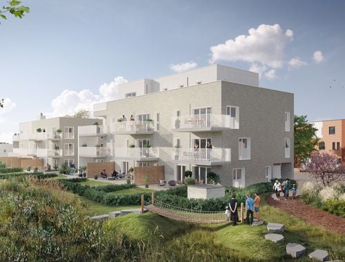                                         Gelijkvloers app. te koop in Bouge, € 270.000
