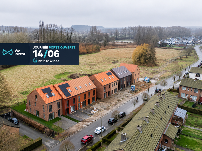 Maison témoin – Projet Joseph Lemaire<br />
Déjà 1/3 du projet vendu !<br />
Projet neuf clé sur porte, idéalement situé à proximité du centre de Ware