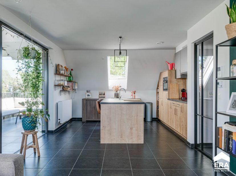 endre : appartement prêt à emménager au centre de Halen, dans un endroit calme avec vue sur la verdure. Cet appartement moderne (construction 2019) al
