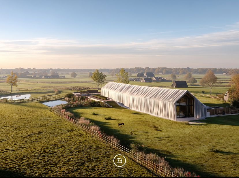Deze recente, uiterst energiezuinige eigendom combineert een bijzonder ruimtelijk gevoel met een hoog niveau van comfort en verfijning. Dankzij de doo