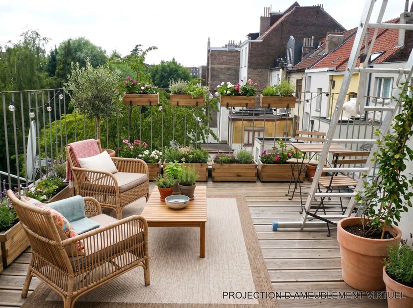 IMMOSCHMIDT (Ref. 16949) - WSL (Montgomery): Beschikbaar vanaf 1 oktober 2026 - Mooi appartement van ± 50 m² + terras van 20 m² op het zuiden, bestaan