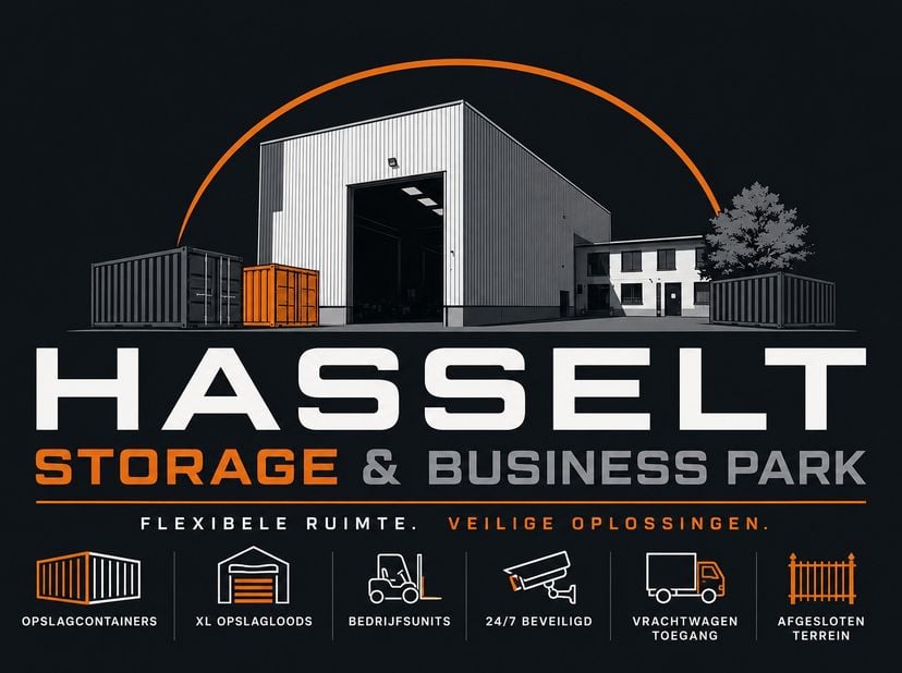 Hasselt Storage &amp;amp; Business Park<br />
Flexibele opslag voor bedrijven en particulieren<br />
✔ Opslagcontainers<br />
✔ XL-opslagloodsen<br />
✔ B
