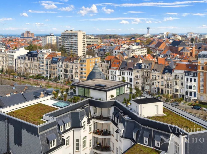 Goed gepresenteerd door Yanis Morsa: 0487 71 46 10 / yanis.morsa@victoire.be<br />
Victoire Junot stelt u dit uitzonderlijke duplex-penthouse van ±515