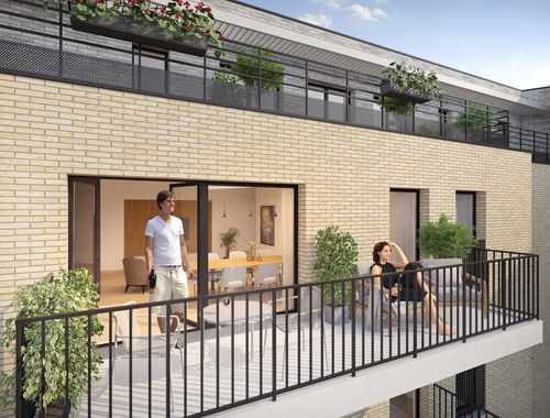                                        Penthouse te koop in Vorst, € 459.500
